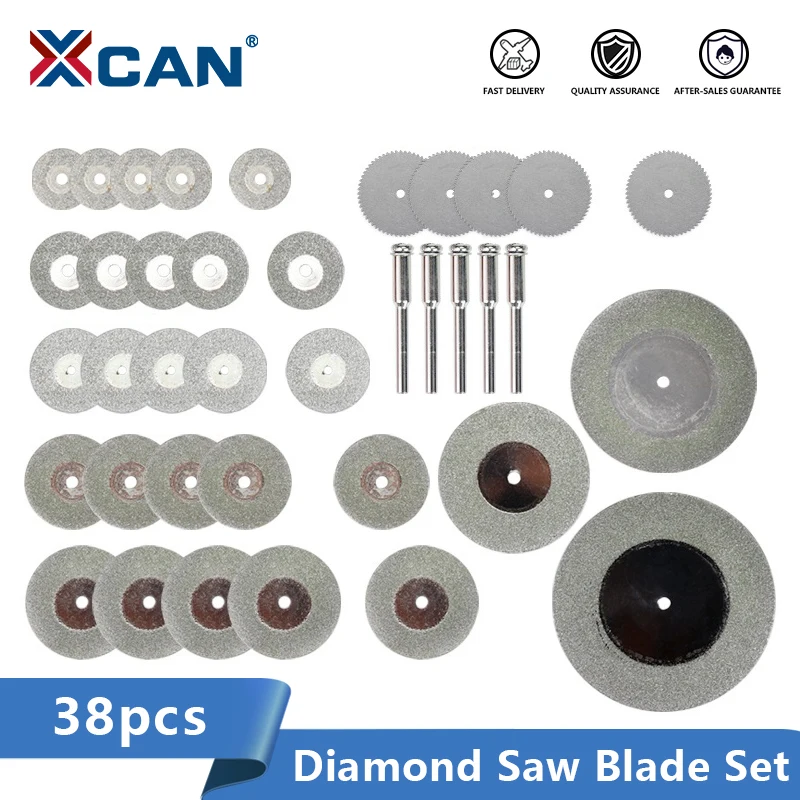 

Алмазные диски XCAN 38 шт., 16-60 мм для Dremel