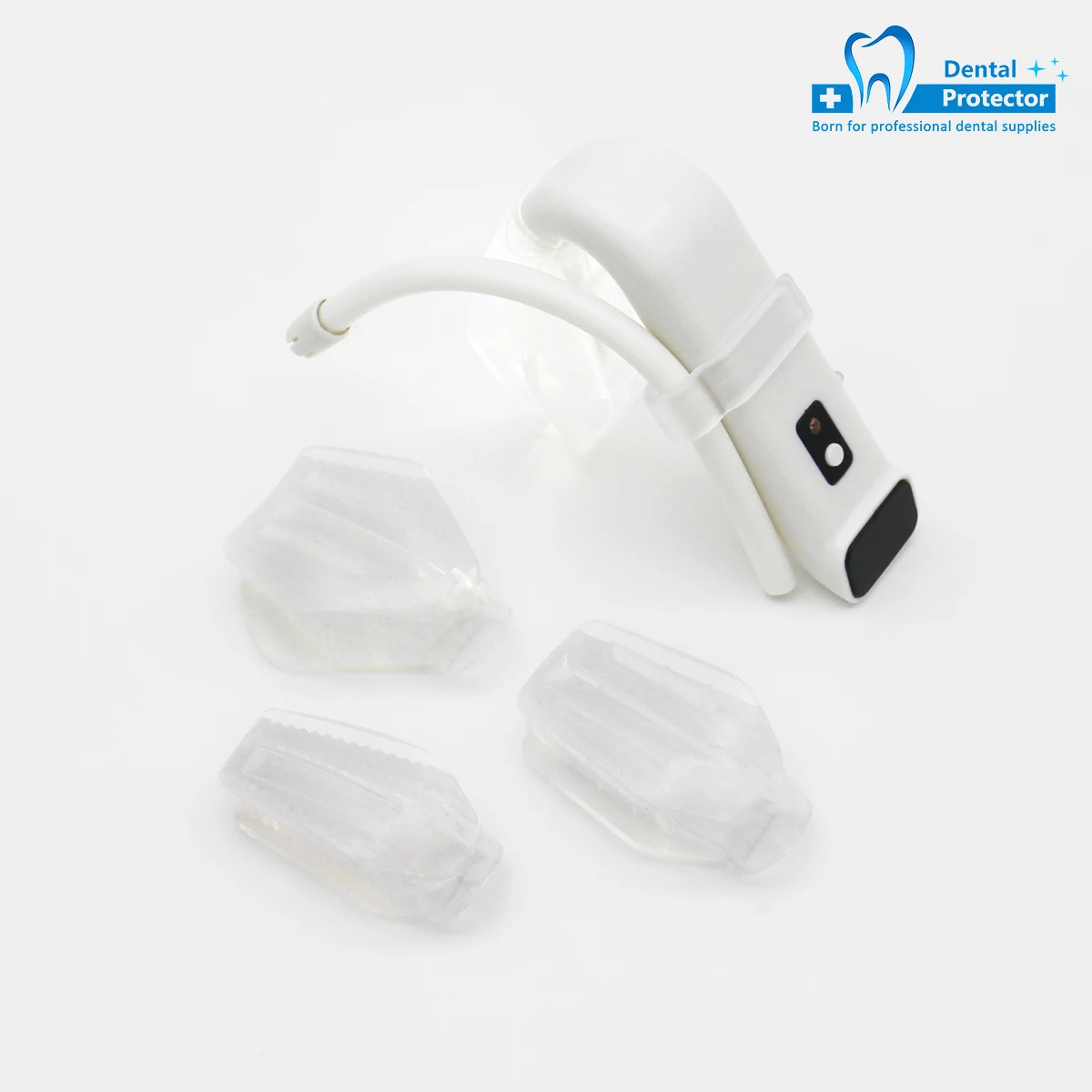 Dentist Wireless Rechargeable Intro Oral LED Lighting Easy Bite Block Light Lamp Suction Tip