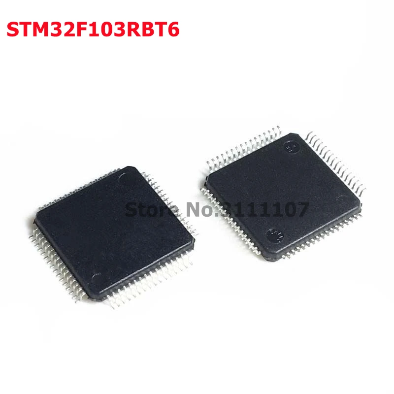 

STM32F103RBT6 microcontroller CORTEX M3 128K flash memory LQFP64