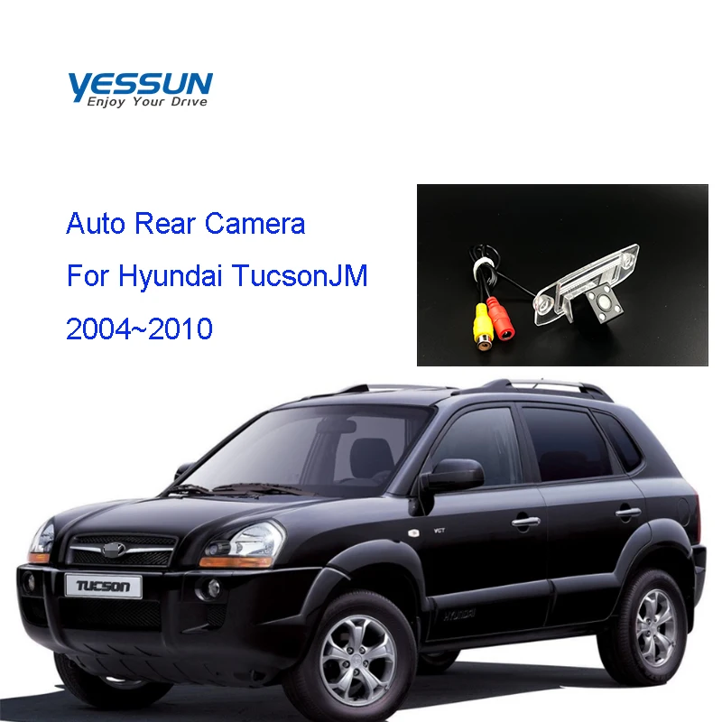 HD Night Vision Reverse Camera For Hyundai Tucson JM 2004 2005 2006 2007 2008 2009 2010 CCD backup rear camera housing mount