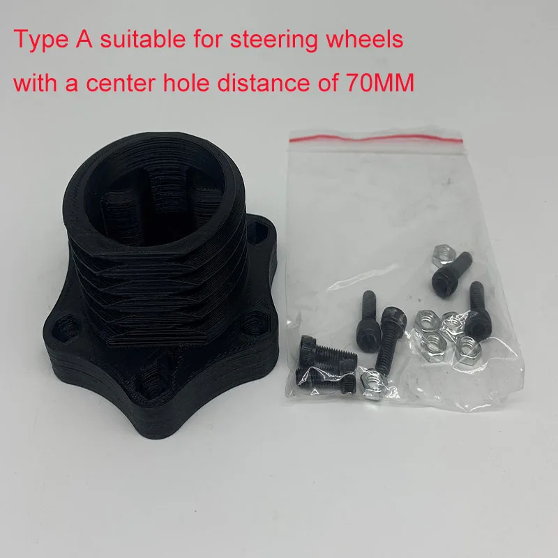 70mm PCD Steering Wheel Adapter For Thrustmaster t300 t500 TGT TSPC Dock Base DIY Accessories sim racing