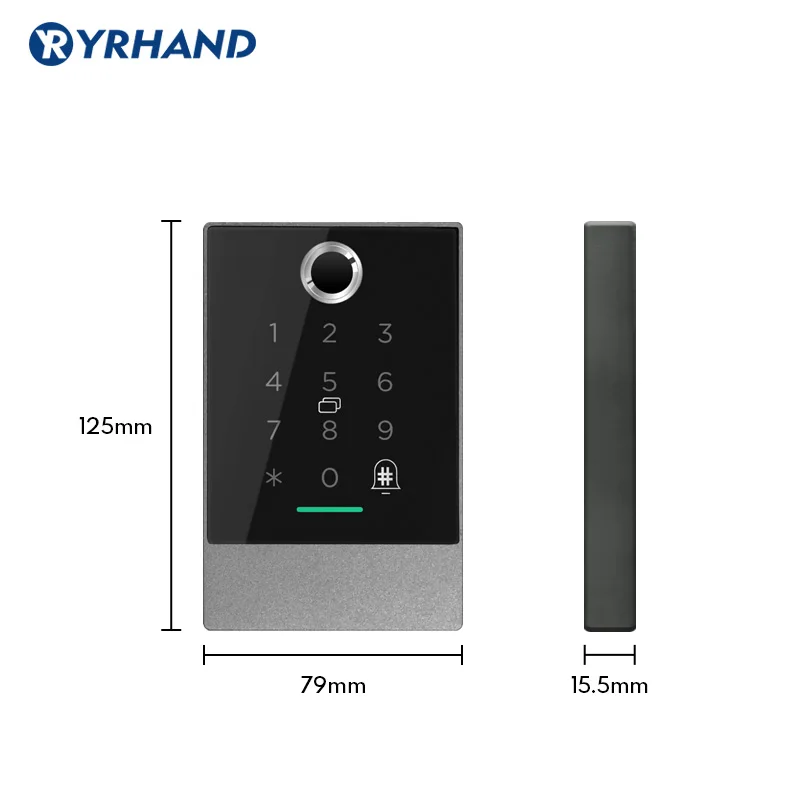 Smart Phone Bluetooth TTlock App Control Door Access Control System Fingerprint Card Reader