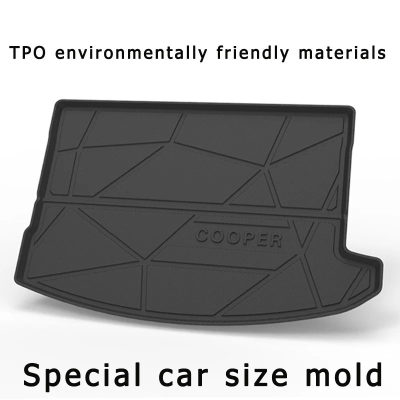 For BMW MINI Countryman F60 F56 One Auto Car Cargo Liner All-Weather Non-slip Trunk Mats Boot Tray Carpet Interior Accessories