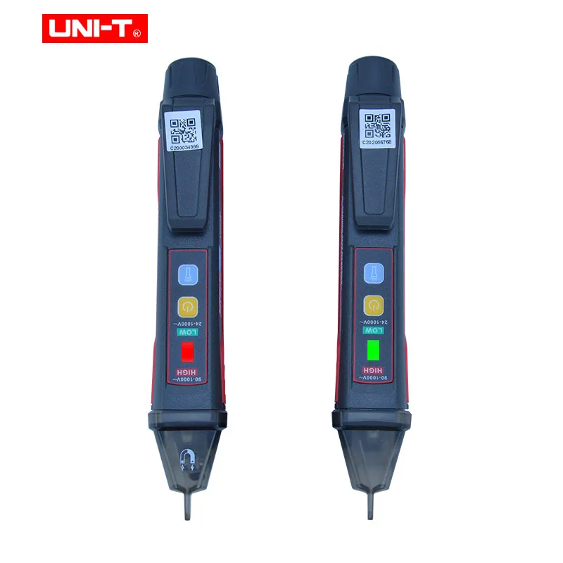 UNI-T Socket Wall AC Voltage Detector Indicator 24V-1000V Non Contact Volt Current Electric Sensor Test Pen UT12E UT12M