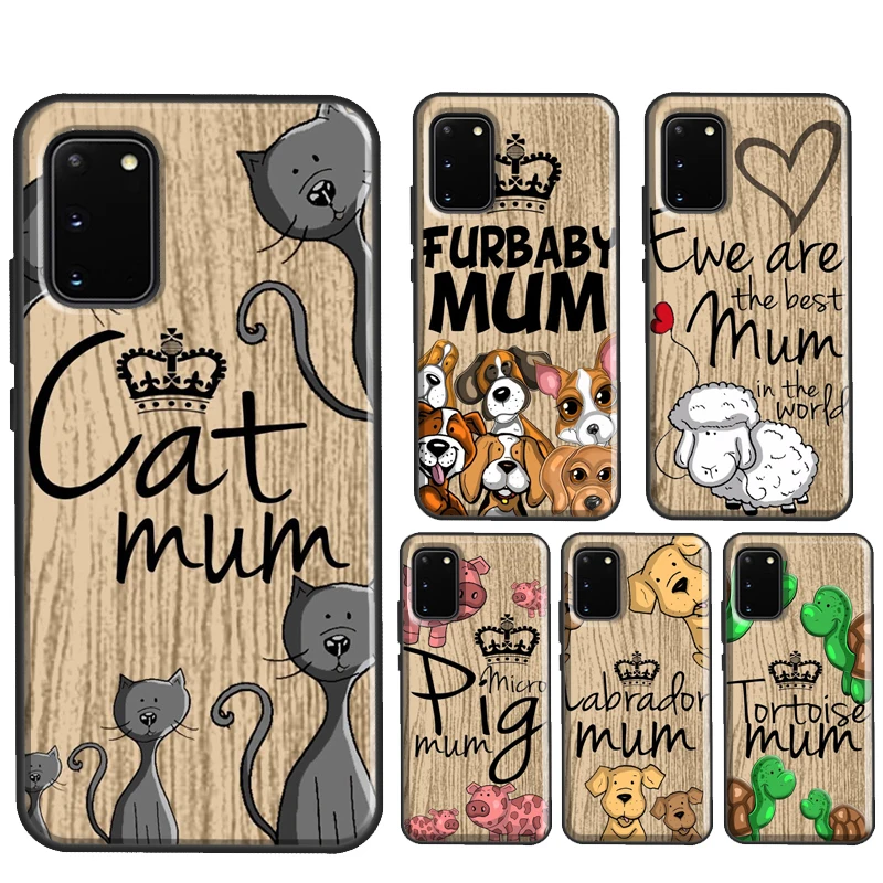 Labrador Jack russell terrier mum puppy Fundas For Samsung Galaxy S21 Ultra S22 S20 FE S8 S9 S10 Note 10 Plus Note 20 Ultra Case