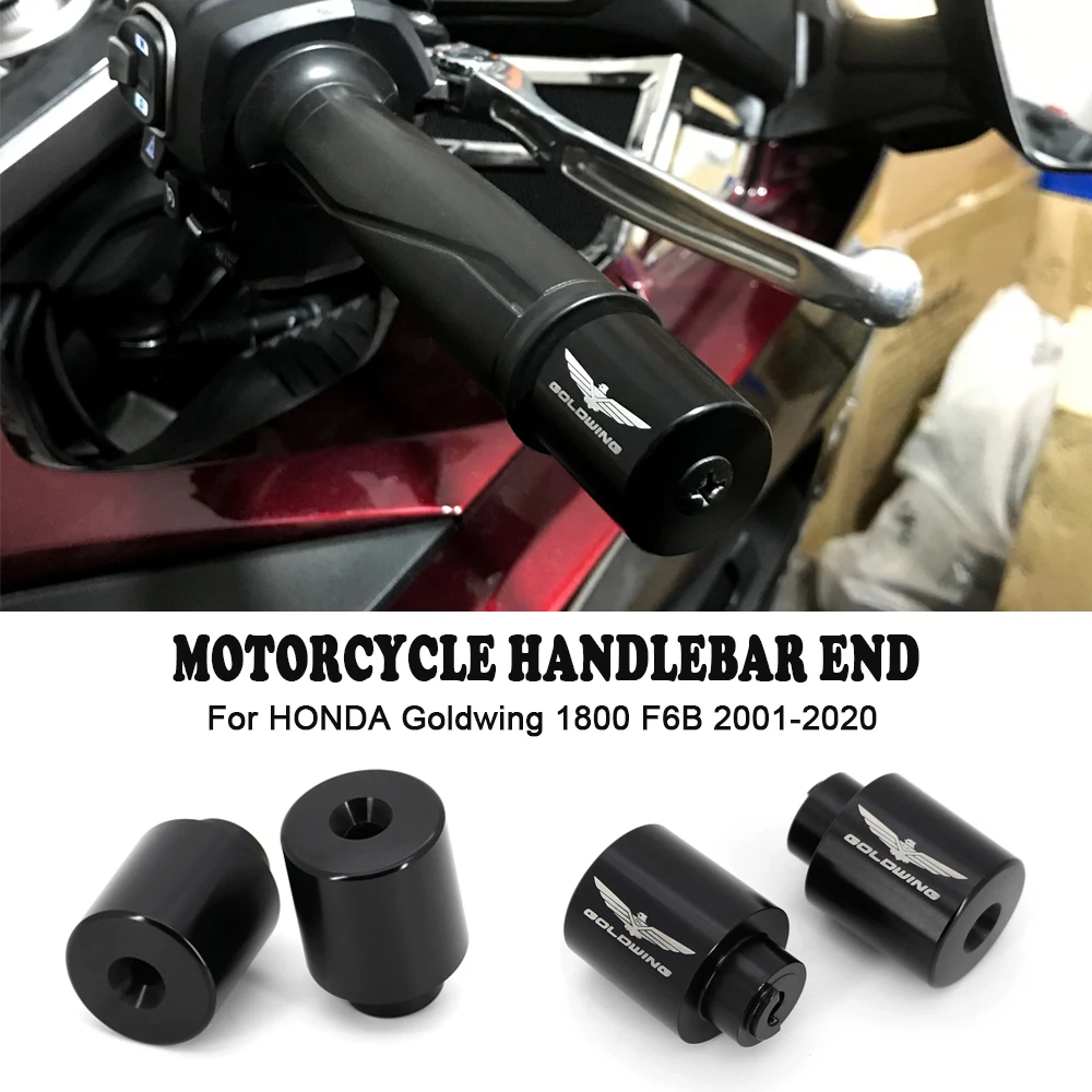 Motorcycle Handle Bar End Weight Handlebar Grips Cap Anti Vibration Silder Plug For HONDA Gold Wing 1800 GL1800 GL 1800 01 - 20