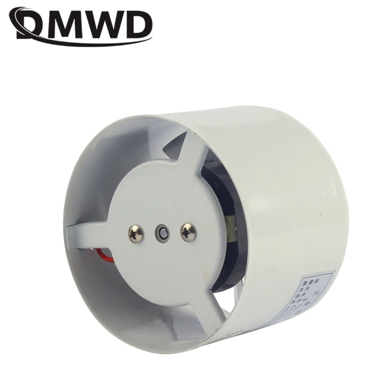 DMWD-ventilador de ventilación silencioso potente para baño, Extractor de aire de campana extractora de cocina, ventilador de ventana de inodoro,