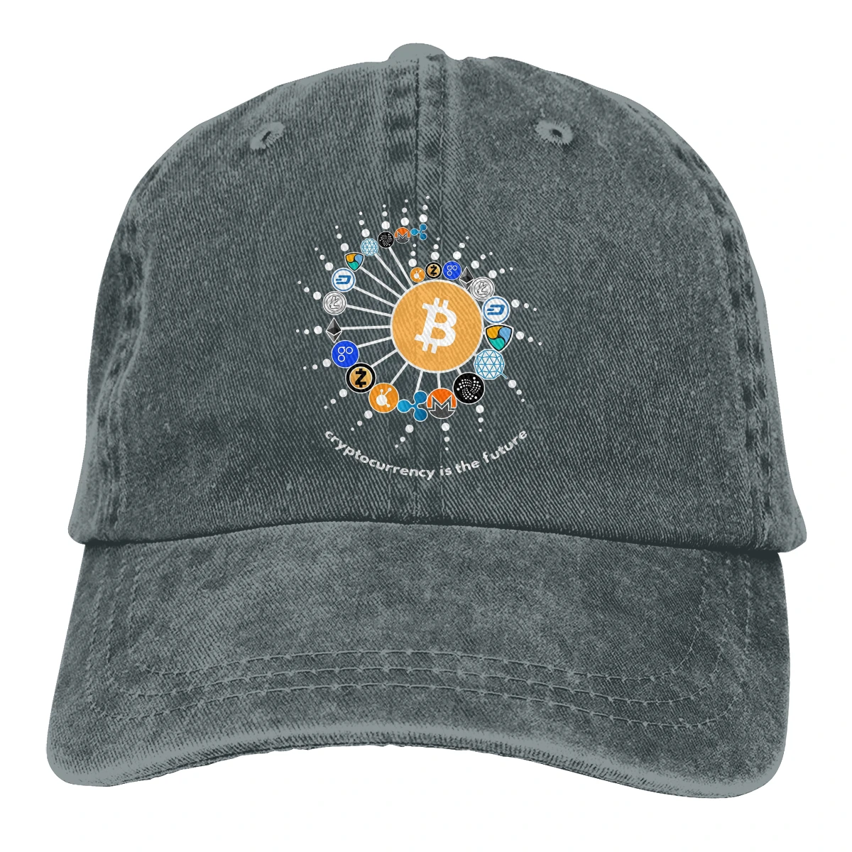 Summer Cap Sun Visor Best Cryptocurrency Hip Hop Caps Blockchain Crypto Miners Cowboy Hat Peaked Hats