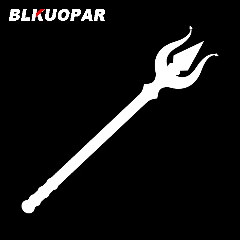 BLKUOPAR for Trident Weapon Car Stickers Creative Occlusion Scratch Decals Personality Windshield Trunk Decor Car Styling