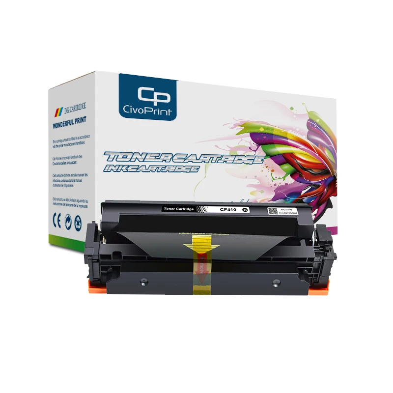 Imagem -03 - Civoimprimir-cartucho de Toner Compatível com hp Cf410a Cf410 Cf411a Cf412a Cf413a para Impressora Laser Jet Pro Mfp M477fnw M477fdw