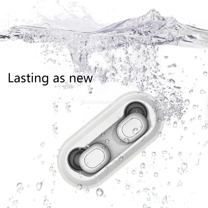 QCY T1C Wireless Headphone TPU Transparent Cover Earphone Case Dropship