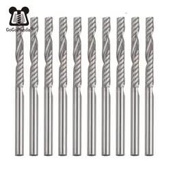 10 Pieces 3.175 * 25 Single Milling Cutter And Long