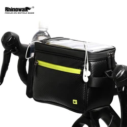 Rhinowalk Waterproof Bicycle Bag Bike Phone GPS Bag Touch Screen Handlebar Front Tube Bag Shoulder Bag Frame Bag