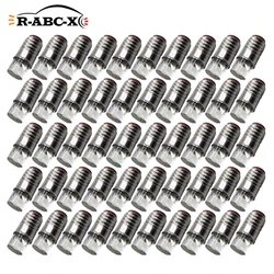 RUIANDSION Wholesale 50PCS E5 E5.5 Mini Screw Thread 5mm LED Bulb Model Truck Toy Car Replacement Bulb F5 Cool White Warm White