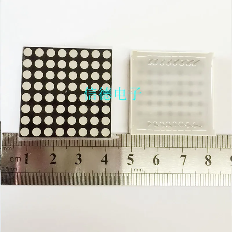 3MM 8*8 LED Dot Matrix Display Module 8X8 1088BS Common Anode Red Highlight