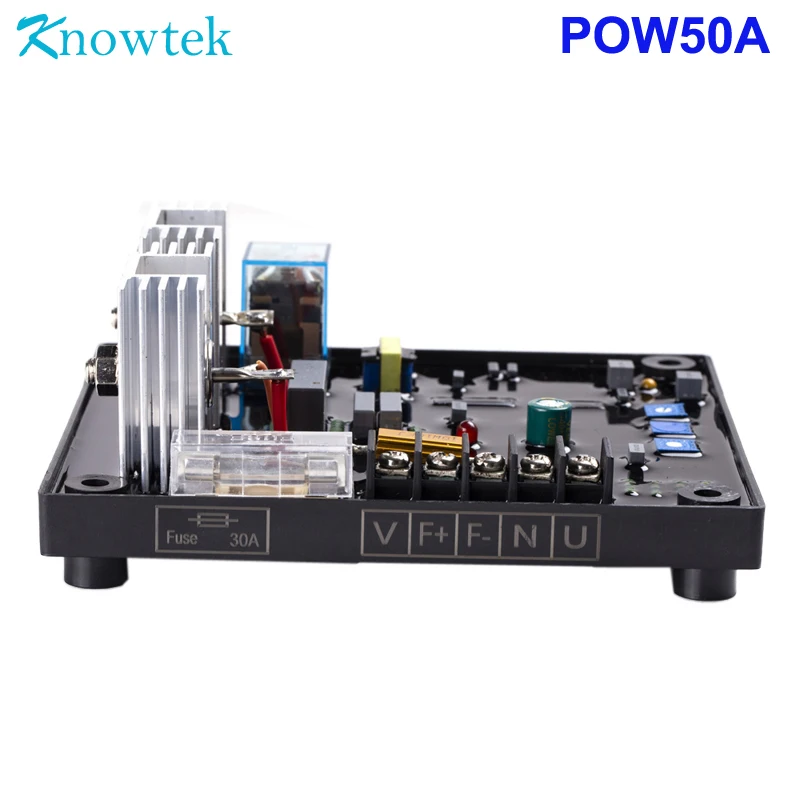 Universal AVR 35A Automatic voltage regulator POW50A for brush and brushless generator Alternator  volt regulation