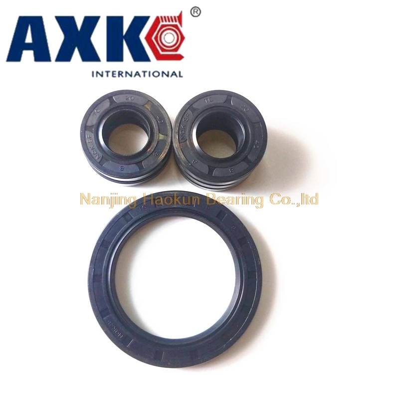 

AXK 52x62x7/10 52*70*8/9 52x70x8/9 Nitrile Rubber NBR Two Double Lip Spring TC Ring Gasket Radial Shaft Skeleton Oil Seal