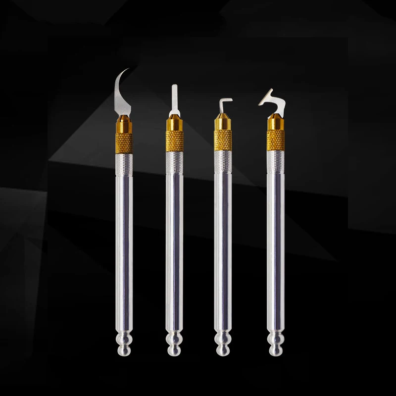 4 In 1 IC Chip Repair Thin Blade Tool CPU Metal Remover Burin To Remove For Mobile Phone Computer Processor Repairing Tools