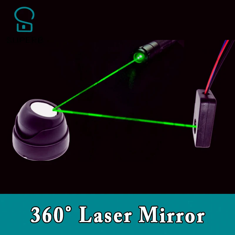 Escape game laser game mirror 360 degree reflector laser array game laser mirror escape room laser mirror 360 degree rotate