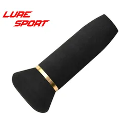 LureSport 2 Sets 70mm Rear EVA Grip 25m EVA Butt End Cap Aluminum Ring Rod Building Component Repair Pole DIY Accessory