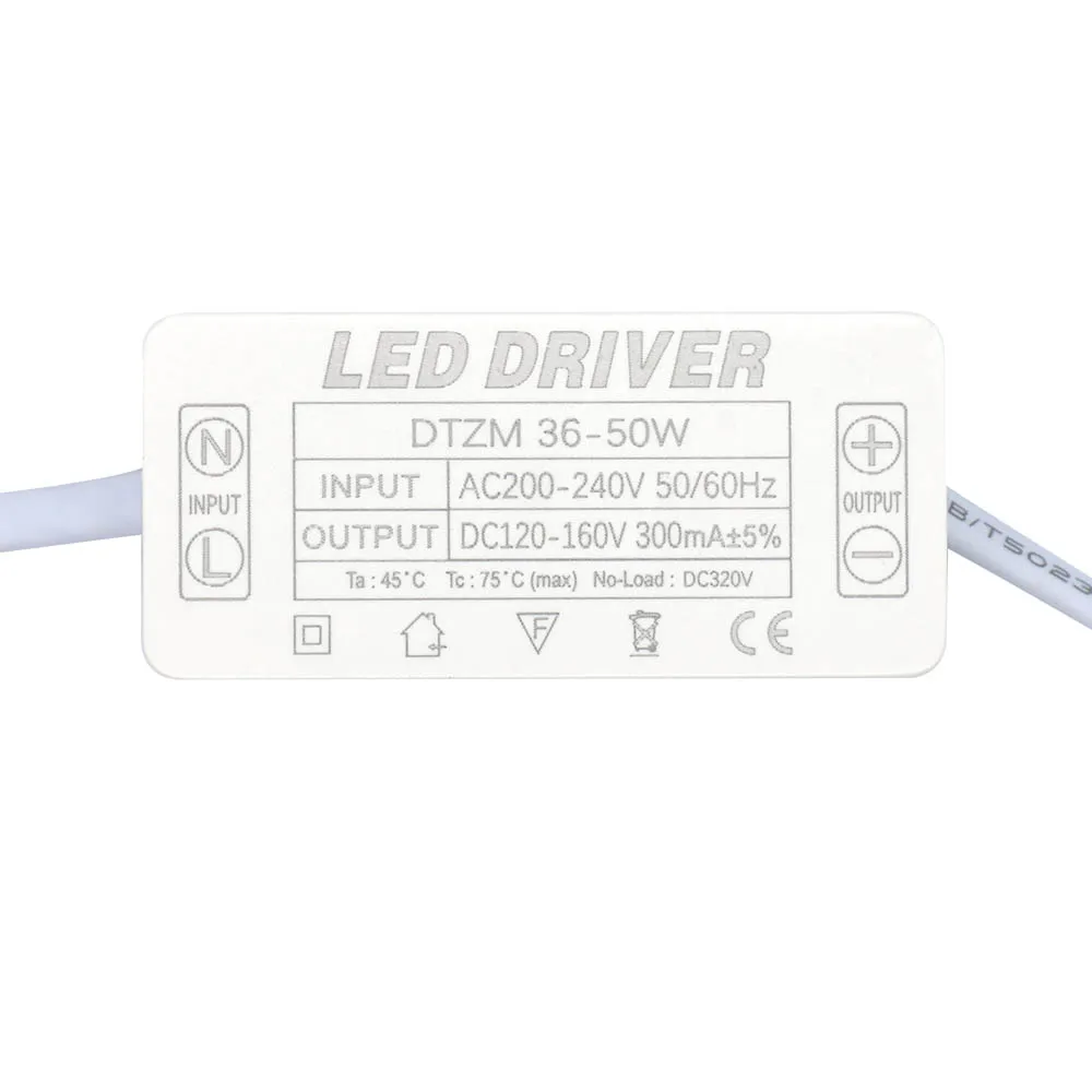 Imagem -04 - Transformador de Luz Atual Constante de Led Driver Luz de Painel Fluorescente Teto 8w25w 18w36w 36w50w ac 200-240v