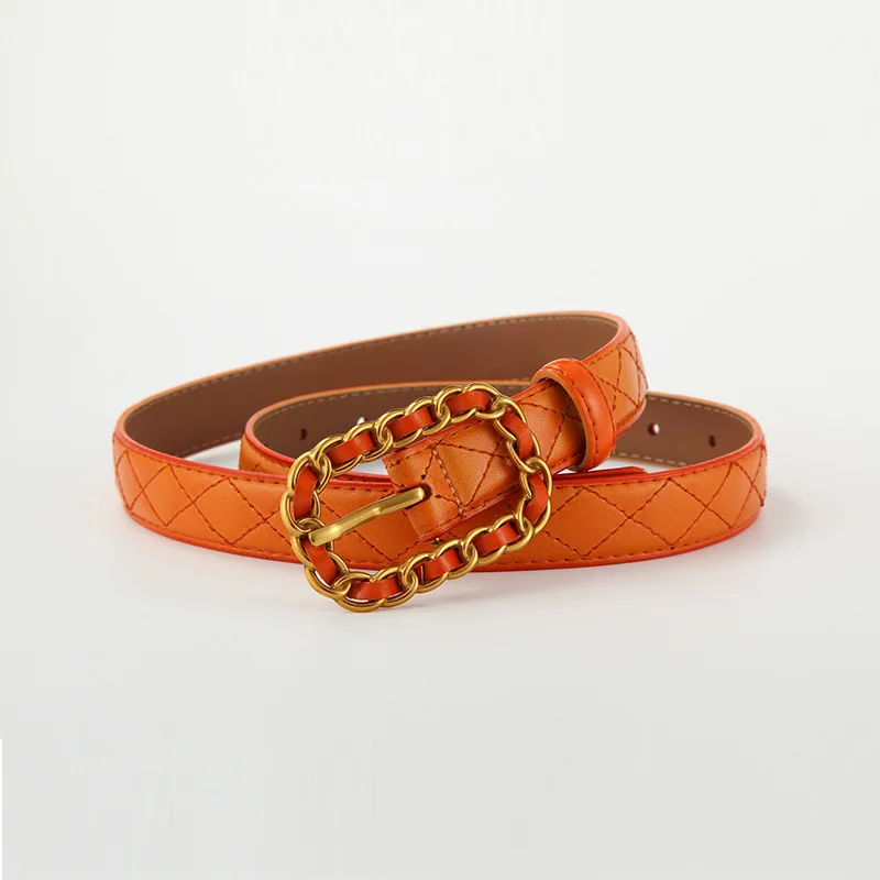 New Leather Woman Belt Casual Leather Belt Fashion Belt skinny Classic Belt Wholesale