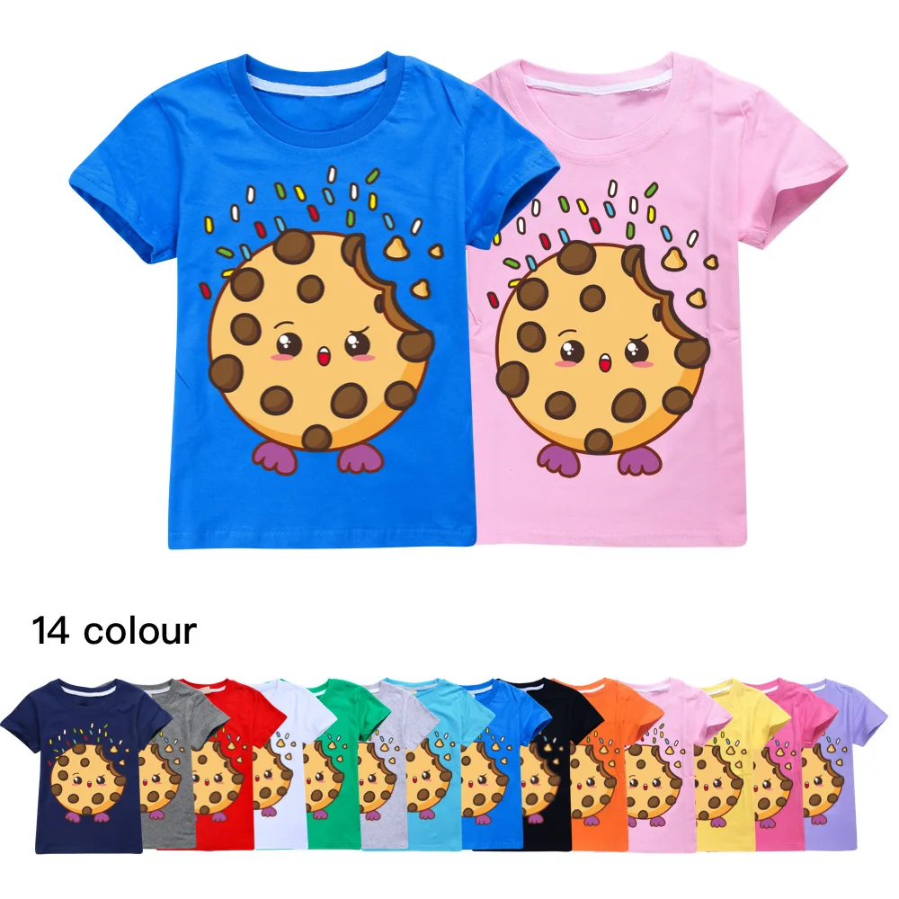 

New Summer kids clothes COOKIE SWIRL C Fashion TShirt for Boys Casual Tees for Girl tops Teenage Toddler girls clothes 2-16Y