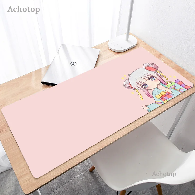 

Kanna Cute Mouse Pad 90x40 Anime Large Mousepad Gamer Computer Keyboard Pink Kawaii Desk Mat XXL for Teen Girls for Bedroom Pad