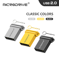 3 color mini tiny 32GB pendrive metal USB flash drive 32GB 64GB 128GB pen drive USB2.0 tiny memory stick U Disk cle usb