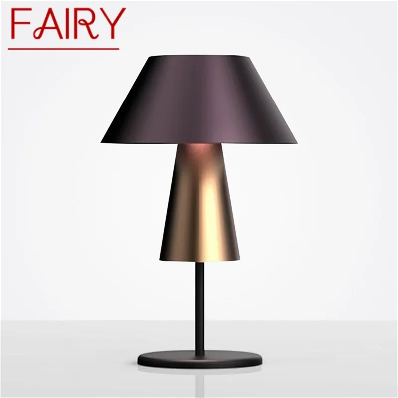 FAIRY Modern Dimmer Nordic Table Lamp LED Mushroom Desk Lighting for Home Bedroom Decoration