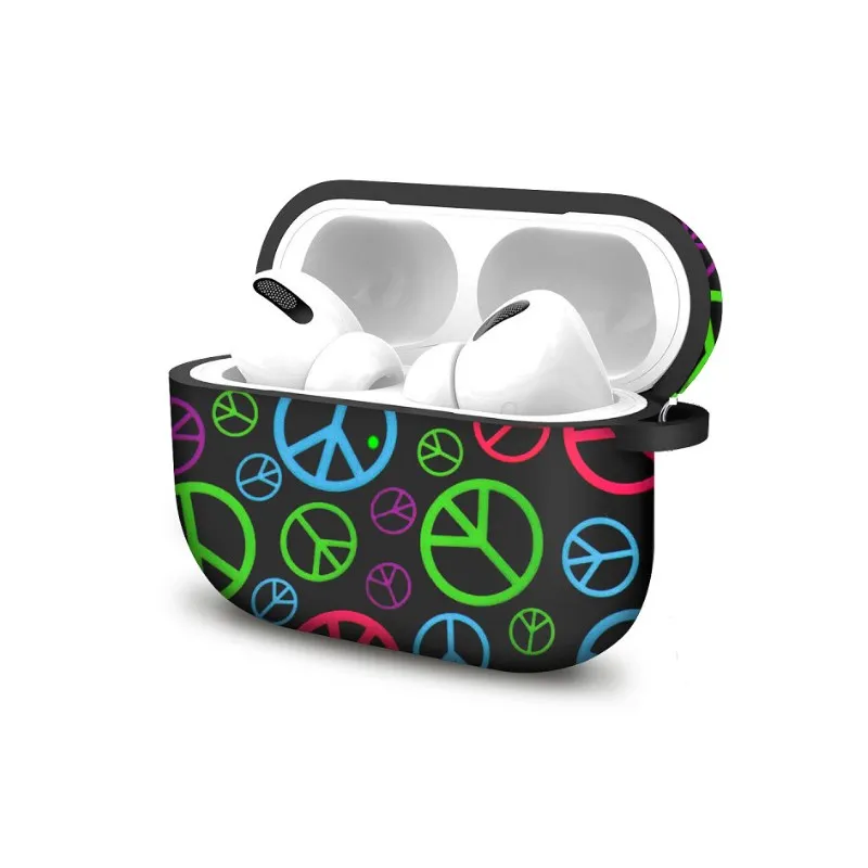 غطاء لجهاز Airpods Pro مصنوع من السيليكون لطيف بطباعة على شكل Airpod 3 سماعات Air Pods 3 ملحقات مزودة بسلسلة مفاتيح Airpods 3 حالات