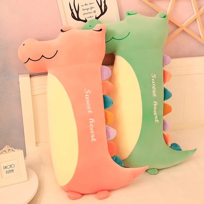 

Hot Big Cute Dinosaur Plush Toy Multi Big Size Style Soft Pillow Baby Kids Animal Crocodile Doll Birthday Gift For Childre's