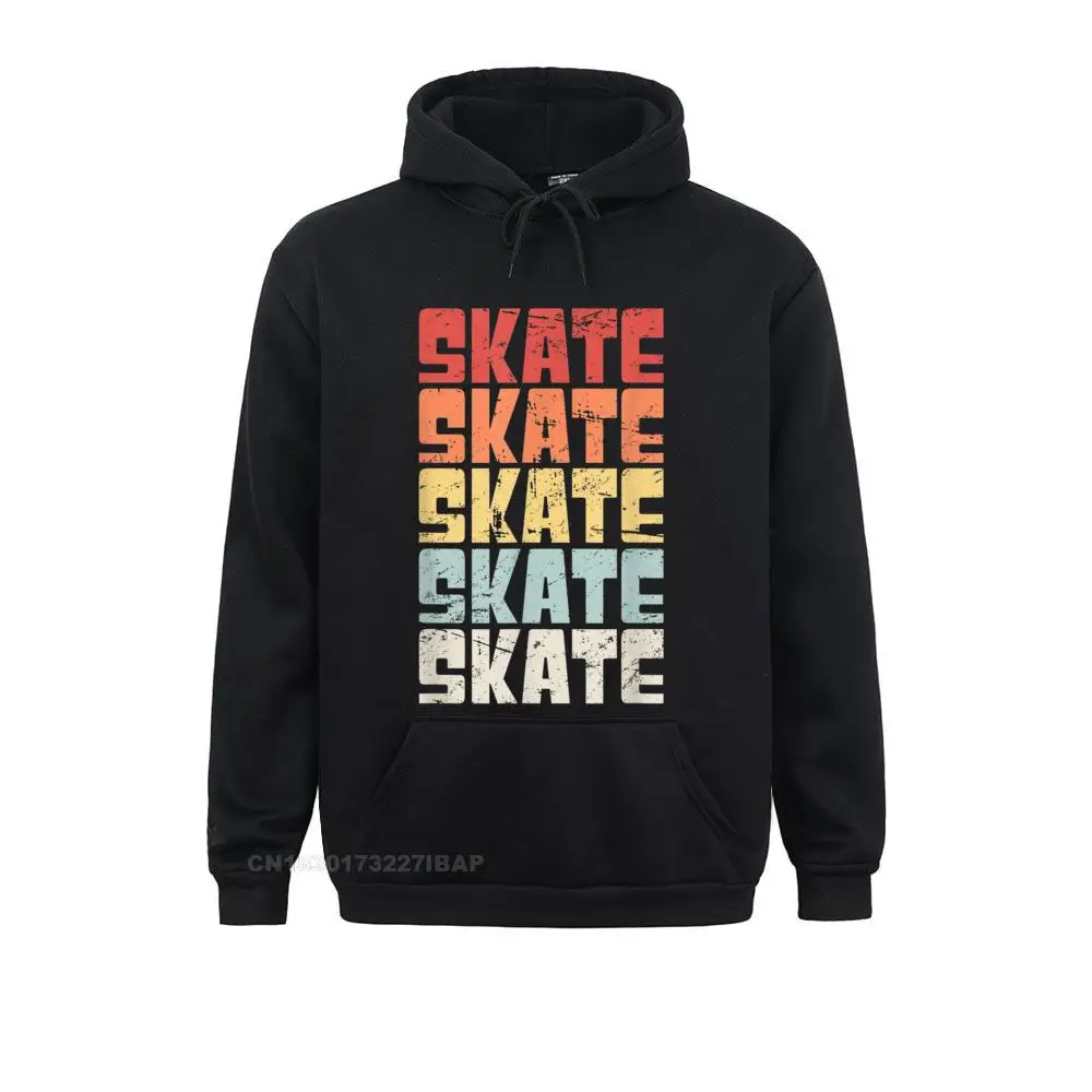 Retro SKATE Roller Skating Crazy Sweatshirts For Women Lovers Day Hoodies Moto Biker Hoods Long Sleeve Cute