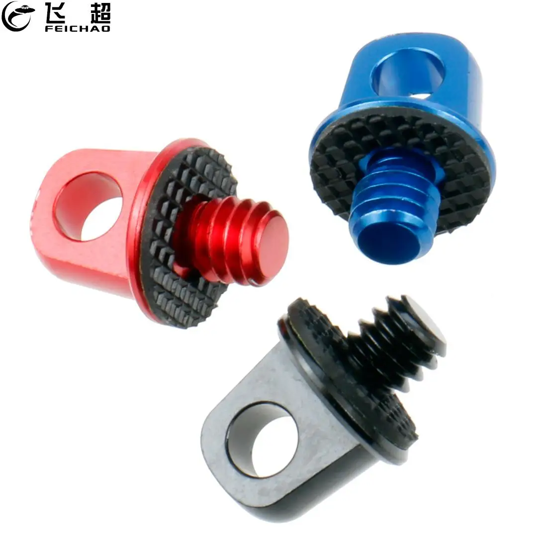 

1/4-20 Inch 3/8'' Camera Screw 1/4" D Ring Handle Mount Adapter for Shoulder Sling Neck Strap Bag DSLR Photo Studio Tripod Part