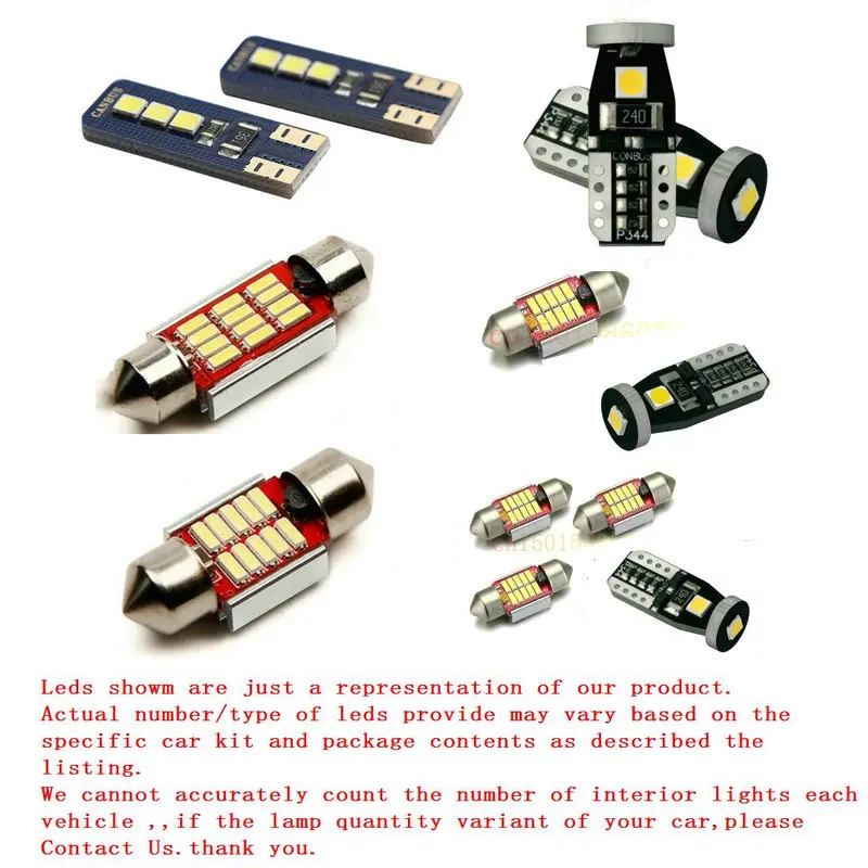 

Автомобильный светодиодный Подсветка салона для Peugeot 308 406 508 807 RCZ Авто Автомобильные интерьерные лампочки лампы для автомобилей 10 шт.