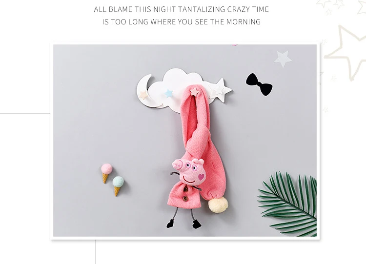 Selbstklebende Haken Kawaii Cartoon Wolke Kinderzimmer Haken an der Wand hängen Dekor nahtlose Tür Kleiderbügel Badezimmer – Detail 12