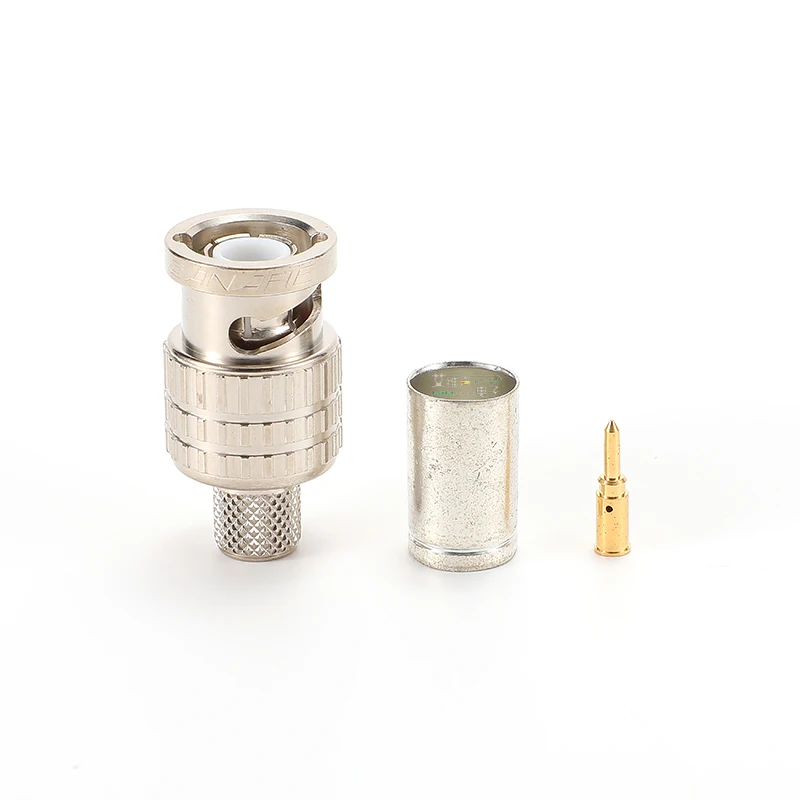 CANARE L-50Ω BNC Khớp Phích BPC5FA Đồng Trục Cáp Video Kết Nối Tần Số Cao Trung Chuyển Cắm VSWR 1.1 1.2 2/4G Cho HD L-5DFB Cáp