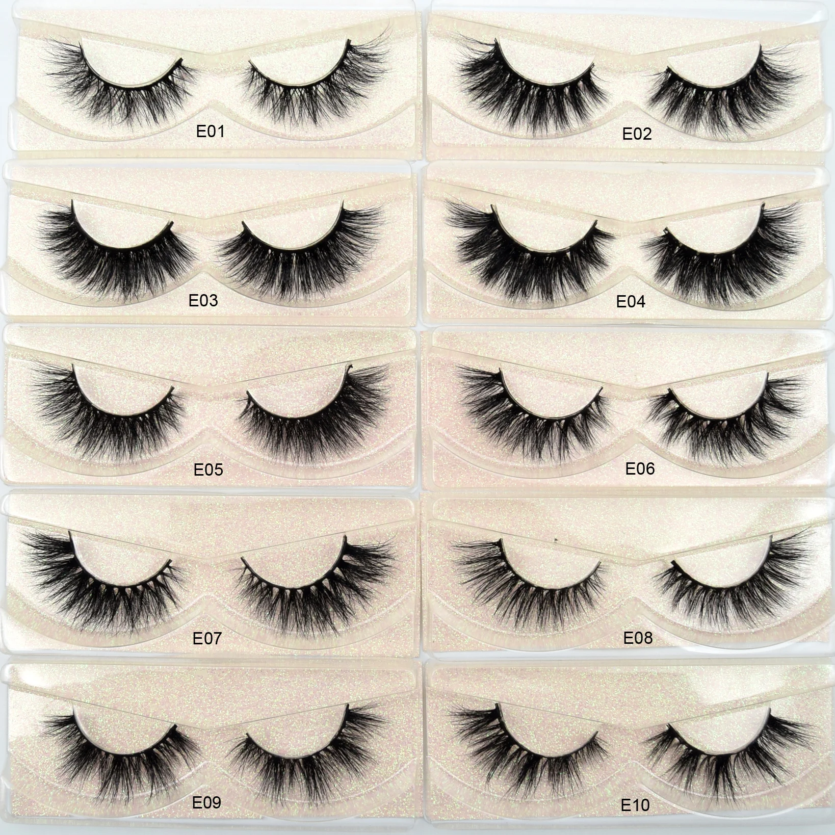 25 คู่ Visofree Mink Eyelashes 3D Mink ขนตาปลอมธรรมชาติยาวหนาตา Lashes แต่งหน้าขนตาความงามเครื่องมือขยาย