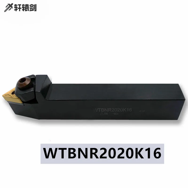 1PC WTBNR 2020K16 WTBNL2020K16 CNC Turning Alat Logam Bubut Mesin Pemotong Eksternal TNMG