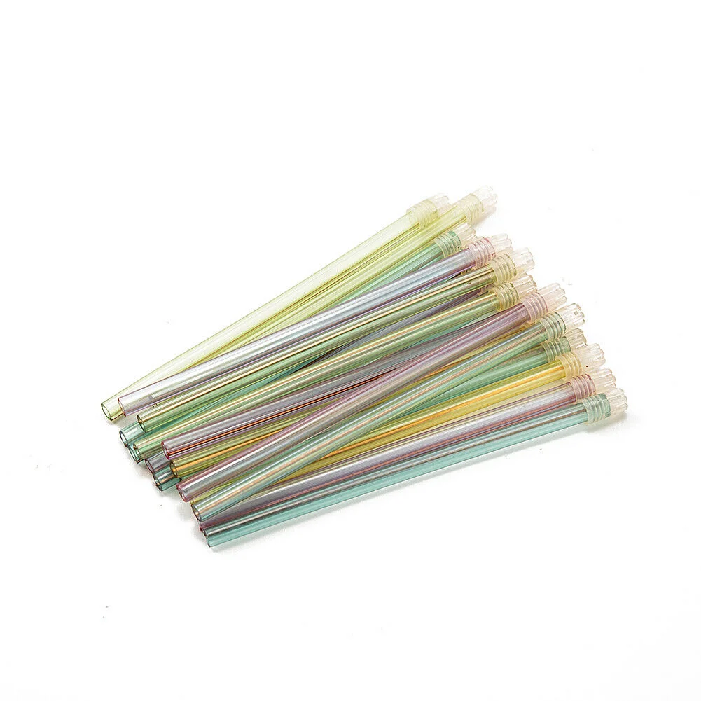 100pcs Dental Saliva Ejector Aspirator Tube Odontologia Disposable Suction Tips Oral Care 1.1*14.5cm Bendable Dentistry Clinic