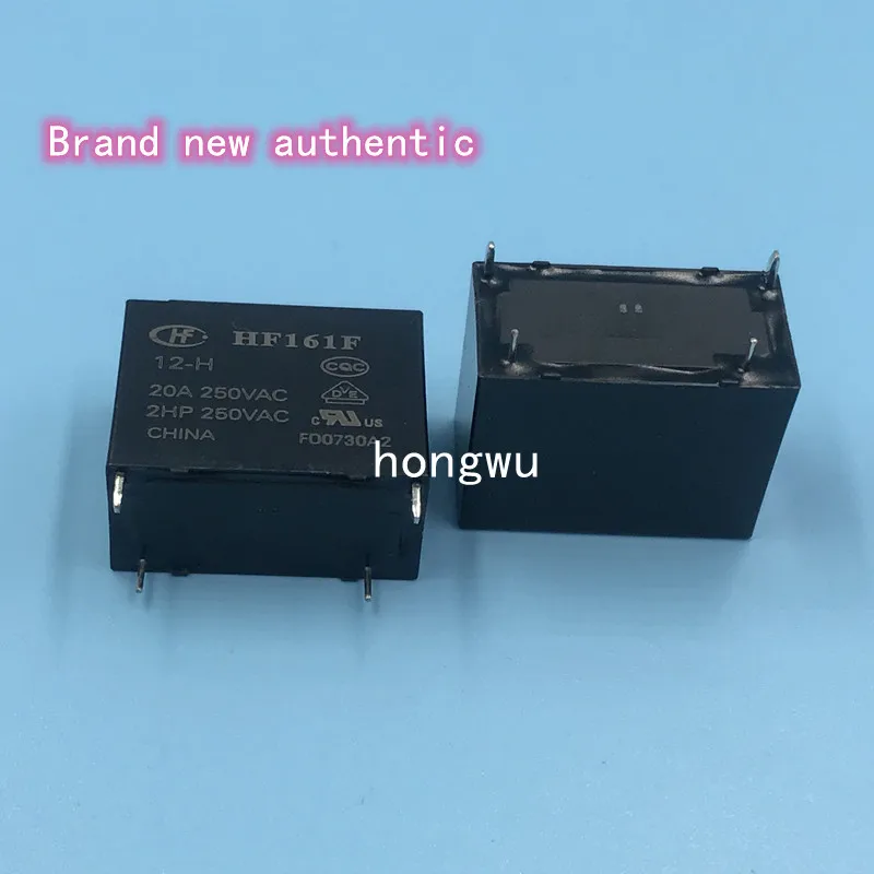 100% Original New 1PCS  HF161F-12-H  DC12V  relay  20A  4pins