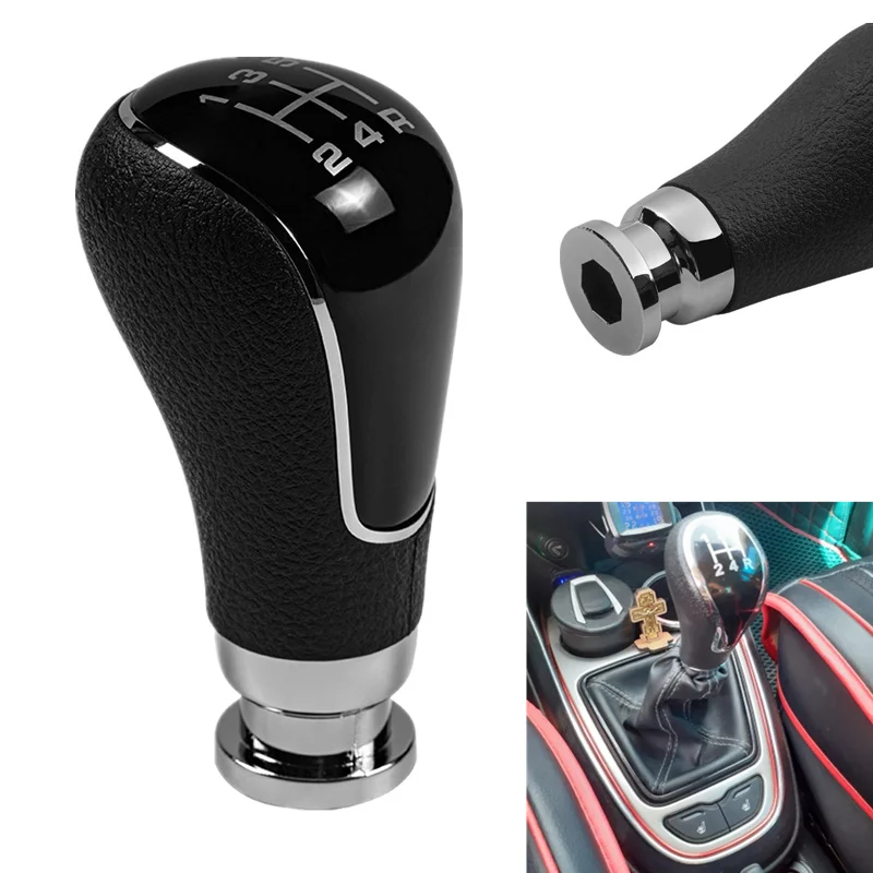 5 Speed Manual Car Gear Shift Knob Lever Shifter Handle Stick Head For LADA Kalina / Granta Car Styling Auto Accessories