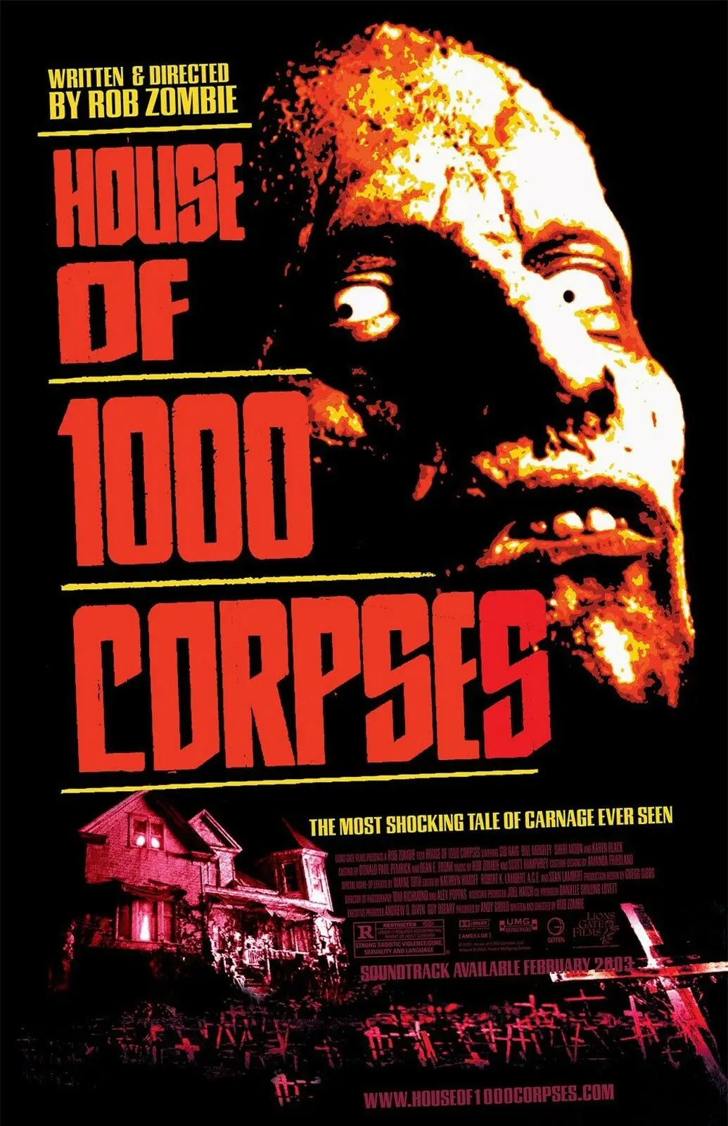 House Of 1000 Corpses Movie Art Silk Poster Print 24x36inch