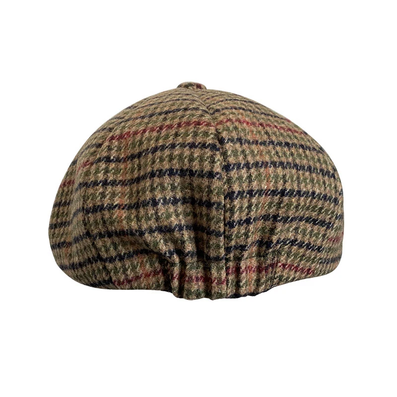 Men British Style Octagonal Hats Winter Wool Gatsby Cap Ivy Hat Golf Driving Autumn Women Cotton Flat Cabbie Newsboy Hats BLM204