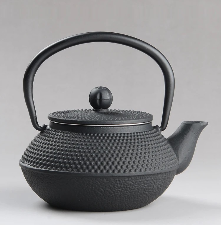 Small Japanese Iron Tea Pot with Stainless Steel Infuser Cast Iron Teapot 300ML Tea Kettle for Boiling Water Oolong Tea