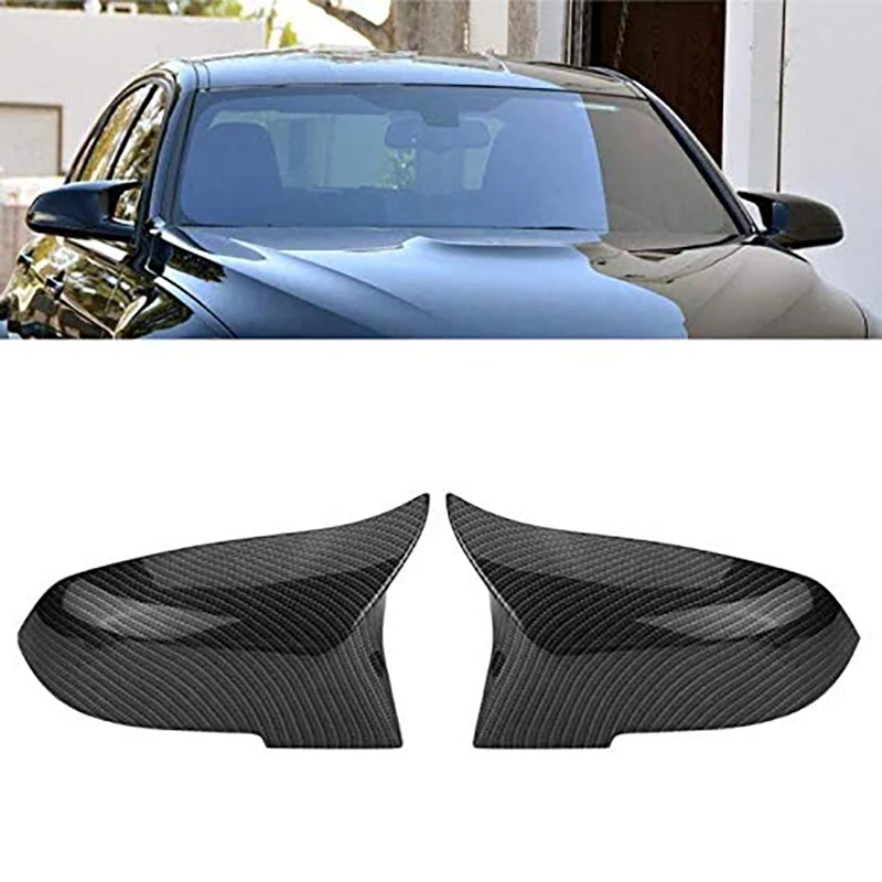 

Pair Rearview Mirror Cover Side Wing Rear View Mirror Case Cover For BMW Serie 1 2 3 4 F20 F21 F22 F30 F32 F36 X1 F87 M3