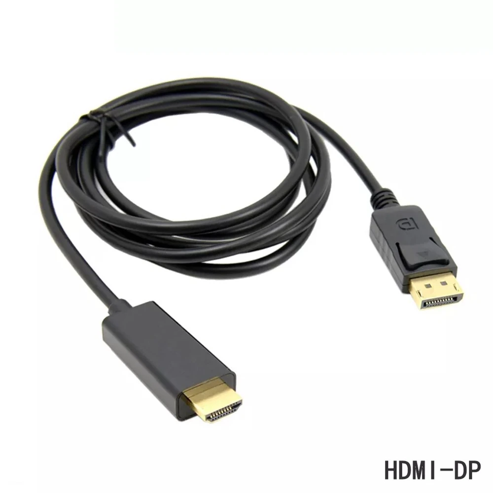 6ft 1,8 M Displayport Stecker DP ZUM HD-kompatibel Männlichen Kabel Adapter Konverter für PC Laptop HD Projektor