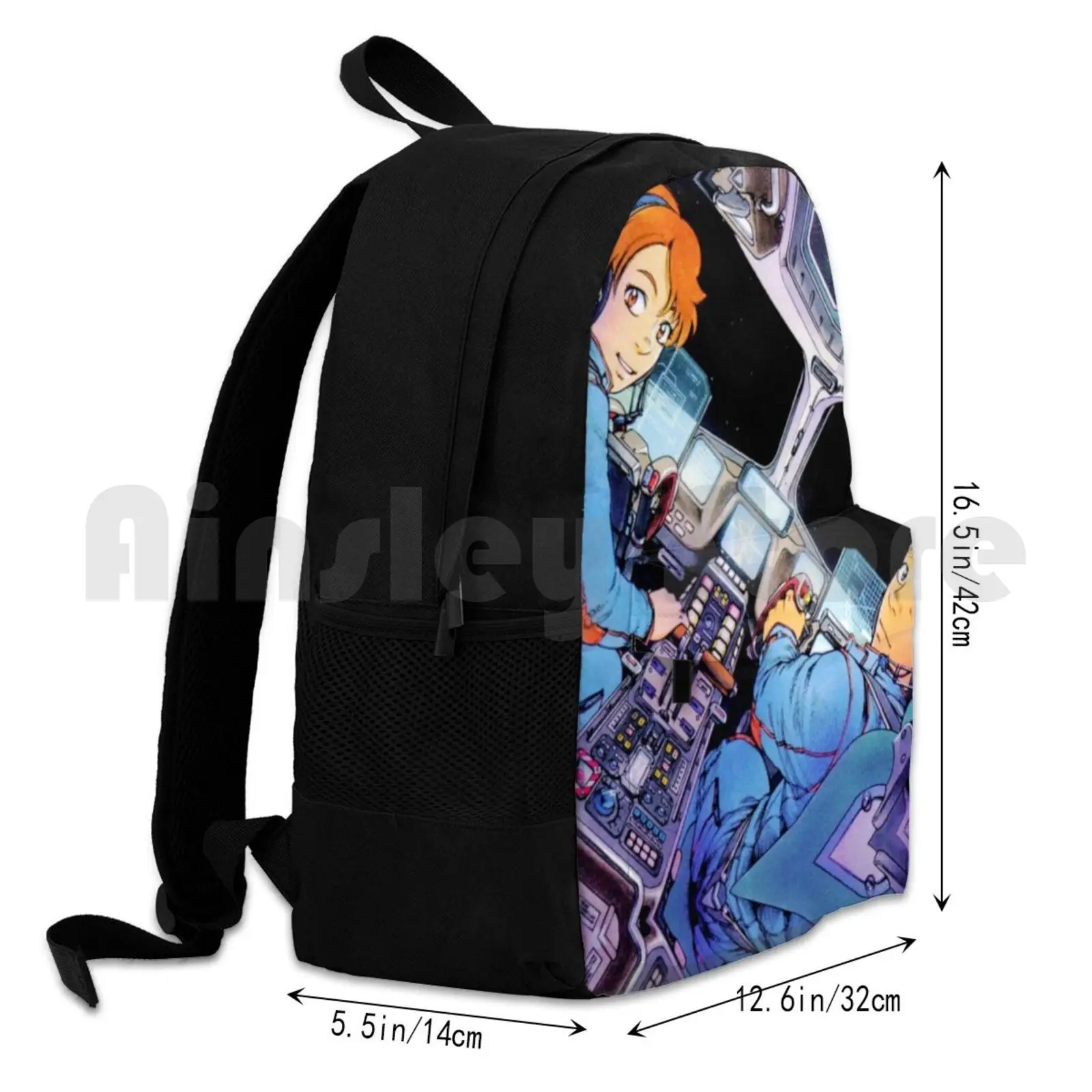 Planetes المشي لمسافات طويلة في الهواء الطلق على ظهره ركوب الخيل تسلق حقيبة رياضية أنيمي مانغا الخيال العلمي الفضاء #3