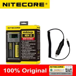 2017 NITECORE  new version 1PC  Battery Charger for 16340 10440 AA AAA 14500 18650 26650 Battery Charger  I2 Charger