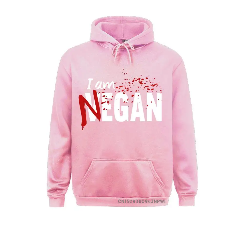 I\'m Negan Sweatshirt Men Slogan Hoodies Hooded 80s Walking Dead Vegan Vegetarian Coats Long Sleeve Clothing Oversize